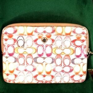 Coach Multicolor Patterned Laptop Bag
